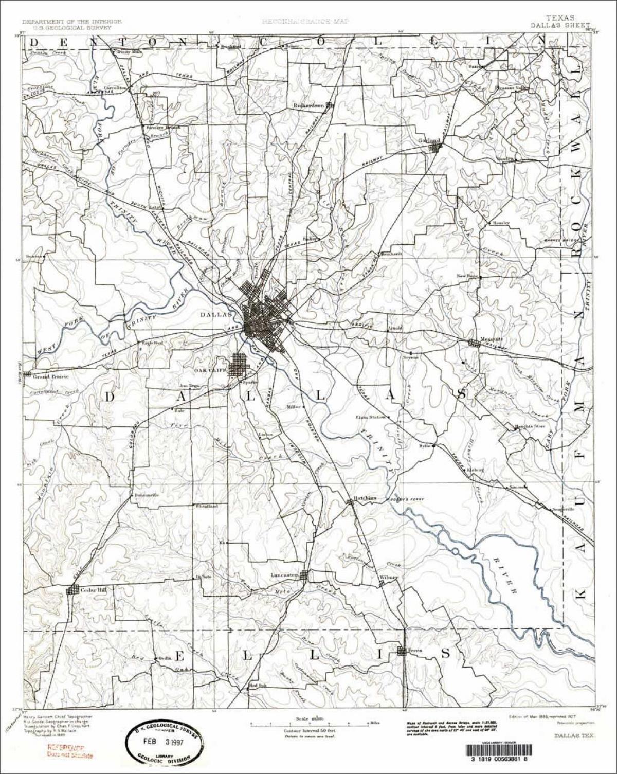 دالاس تكساس خريطة