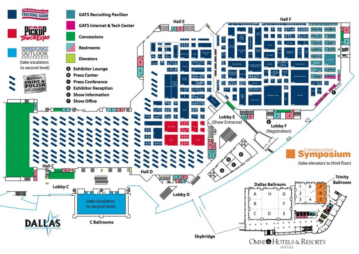 خريطة دالاس للمؤتمرات